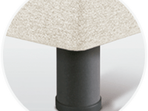 Sonpura Metálica Cilíndrica Gris 15 cm Feet